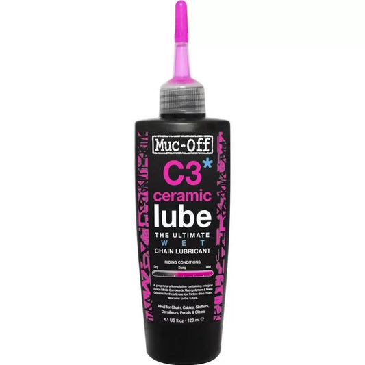 MUC-OFF Lubrificante Ceramico C3 Wet Lube Tempo Umido120ml