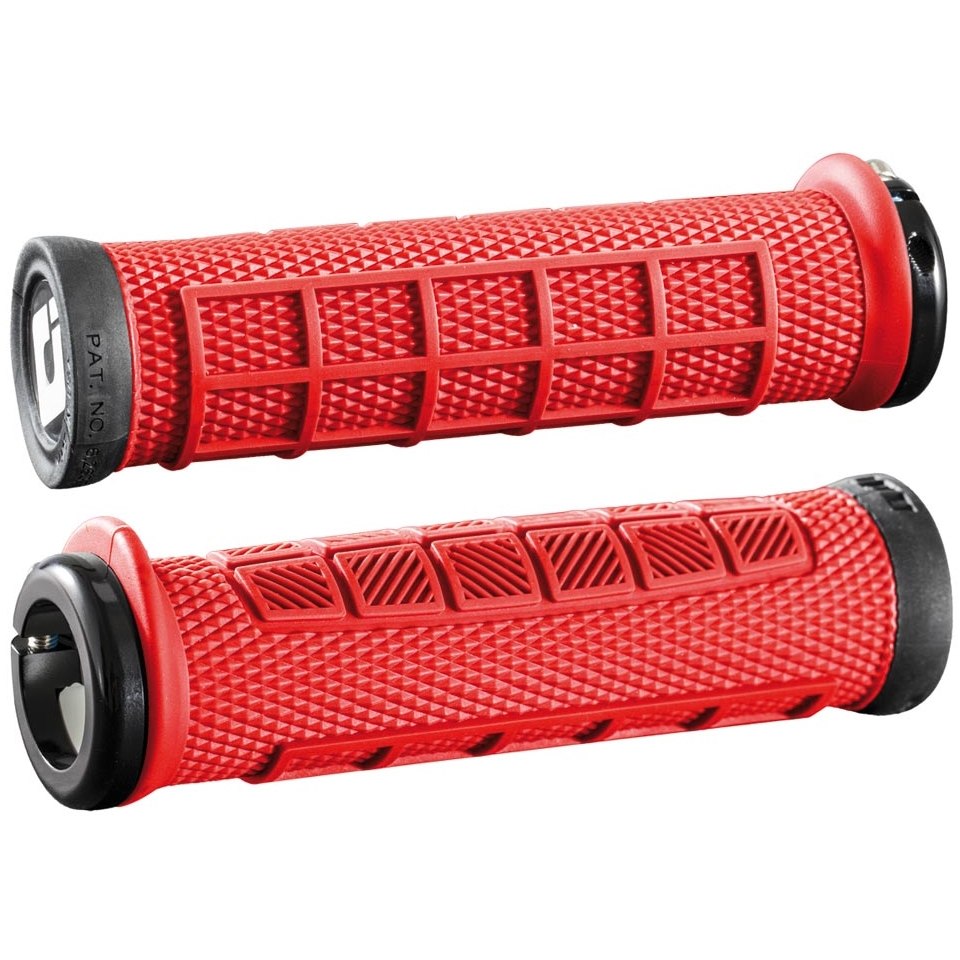 ODI Elite Pro Lock-On Manopole 2.1 - red/black